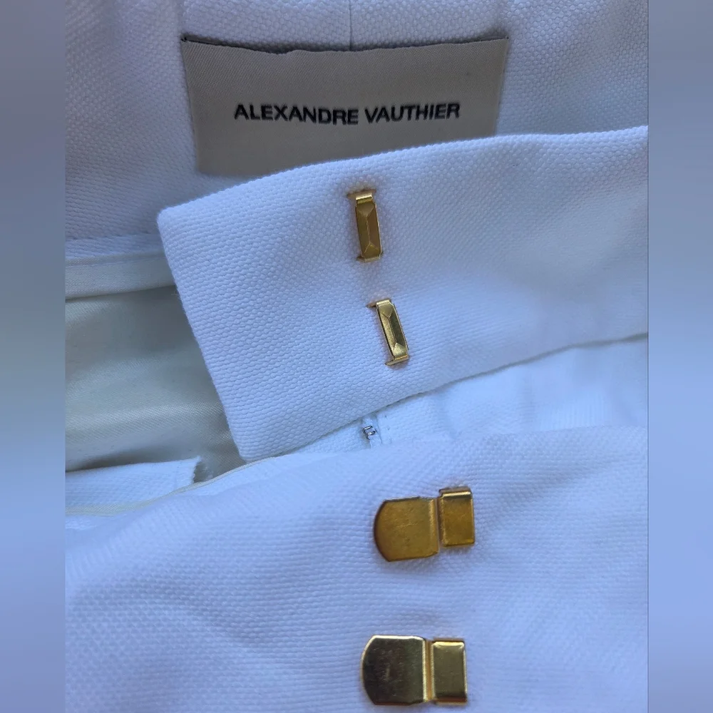 Alexandre Vauthier Womens‎ White Shorts Size 38